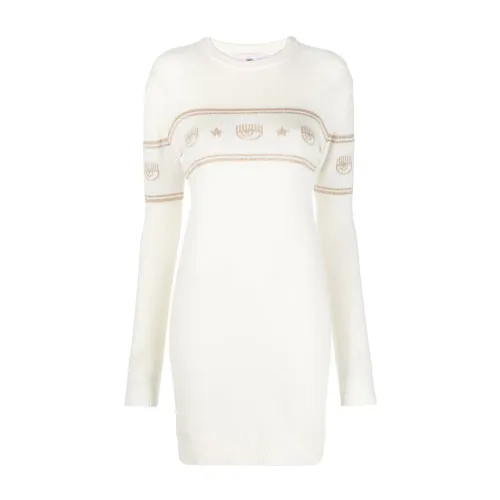 Chiara Ferragni Collection , Dress ,White female, Sizes: