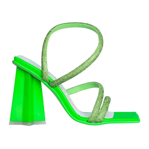 Chiara Ferragni Collection , Heeled sandals ,Green female, Sizes: