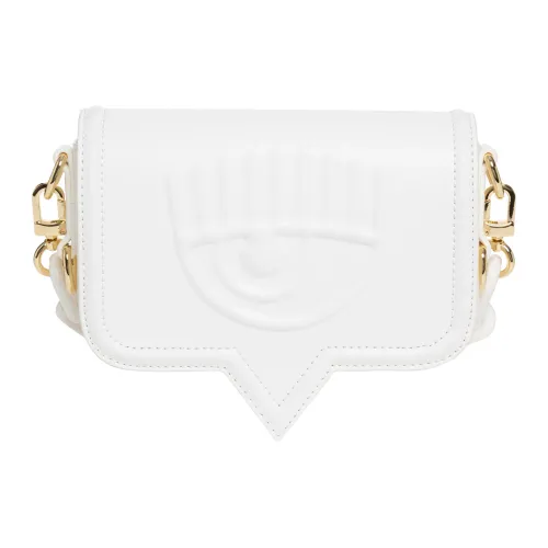 Chiara Ferragni Collection , Plain Crossbody Bag with Detachable Strap ,White female, Sizes: ONE SIZE