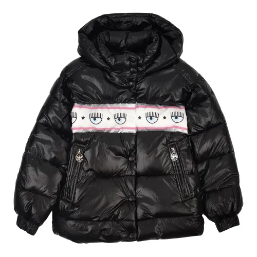 Chiara Ferragni Collection , Winter Jacket ,Black female, Sizes: