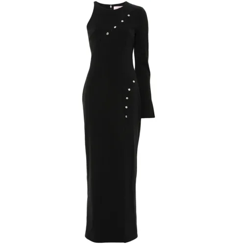 Chiara Ferragni Collection , Womens Clothing Dress Black Ss24 ,Black female, Sizes: