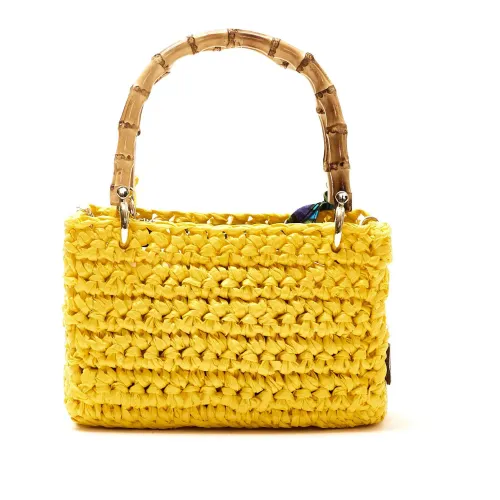 Chica London , Handbags ,Yellow female, Sizes: ONE SIZE