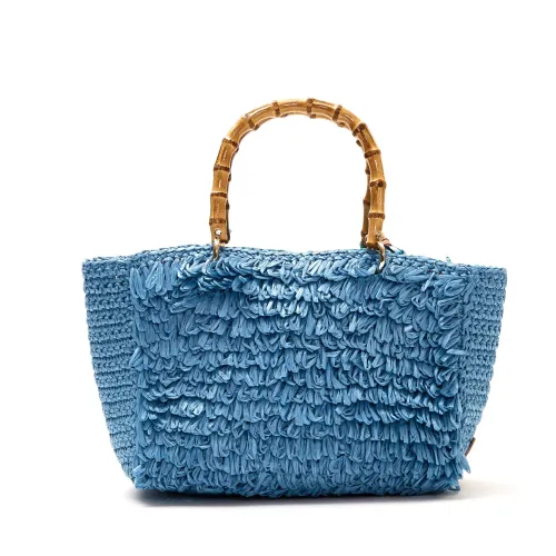 Chica London , Women Bags Handbag Azzurro Aw22 ,Blue female, Sizes: ONE SIZE