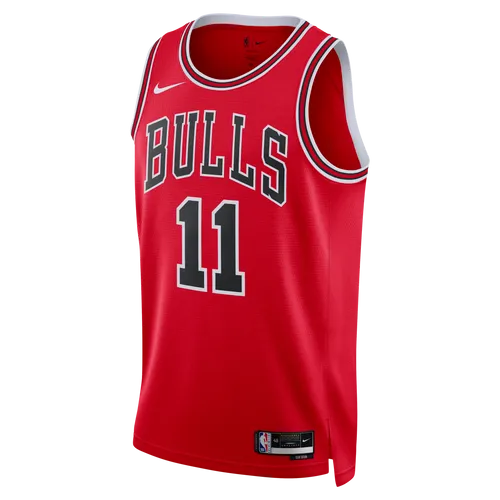Chicago Bulls Icon Edition 2022/23 Men's Nike Dri-FIT NBA Swingman Jersey - Red - Polyester