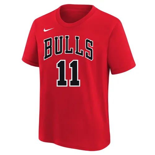 Chicago Bulls Older Kids' (Boys') Nike NBA T-Shirt - Red - Cotton