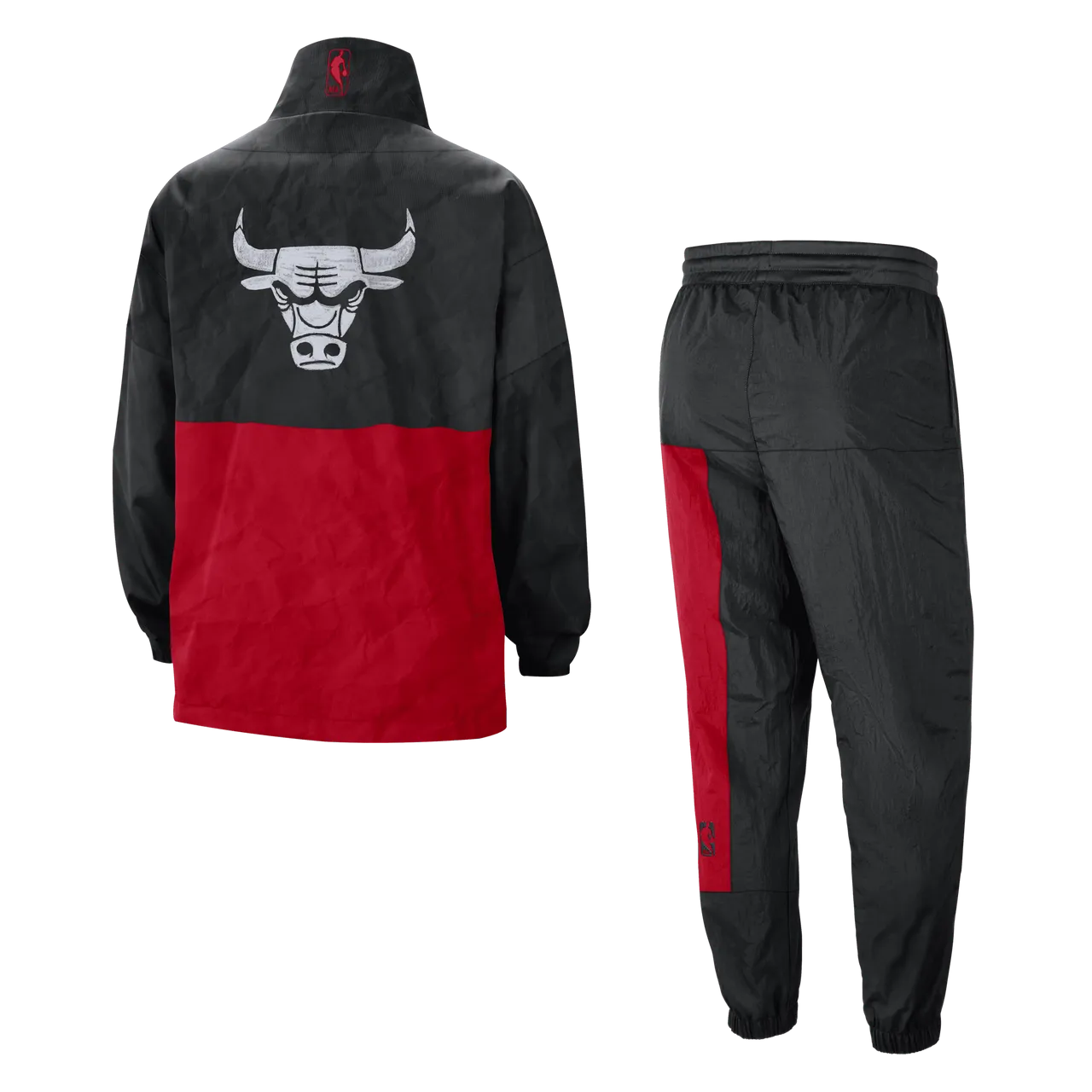 Chicago Bulls Starting 5 City Edition Men's Nike NBA Courtside Tracksuit - Black - Polyester