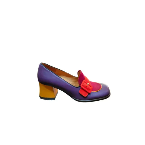 Chie Mihara , Elegant Purple Leather Heels