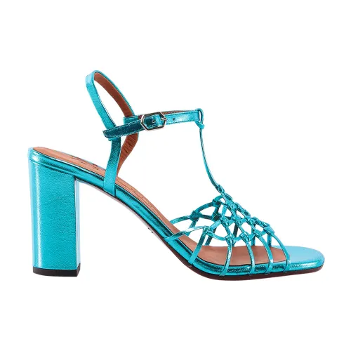 Chie Mihara , Elegant Summer High Heel Sandals ,Blue female, Sizes:
