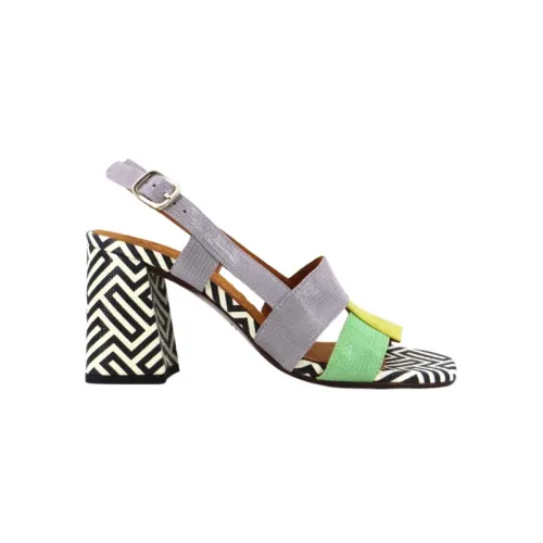 Chie Mihara , Leather Sandal in Tejus Print ,Multicolor female, Sizes: