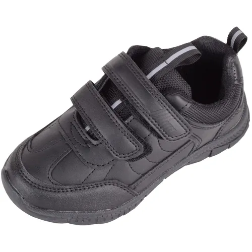 Childrens Kids Boys Slip On Double Touch and Close Walking