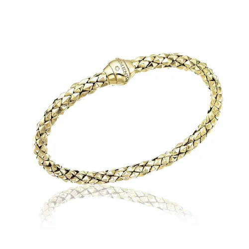 Chimento Stretch 18ct Yellow Gold Diamond Bracelet - M