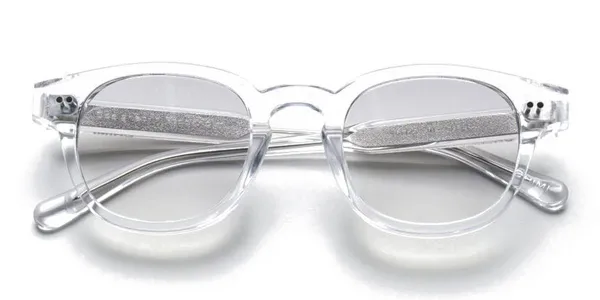 CHIMI 01 Polarized Clear Men's Sunglasses Clear Size Medium