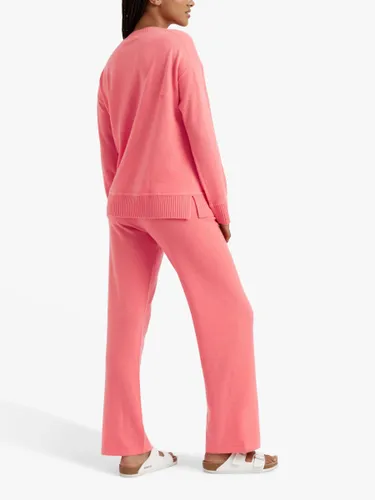 Chinti & Parker Cashmere Wide Leg Trousers - Living Coral - Female