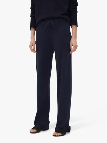 Chinti & Parker Cashmere Wide-Leg Trousers - Navy - Female