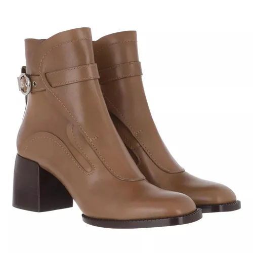 Chloé Boots & Ankle Boots - Ankle Boots Calf Leather - brown - Boots & Ankle Boots for ladies