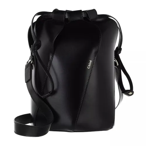 Chloé Bucket Bags - Tulip Bucket Bag Leather - black - Bucket Bags for ladies