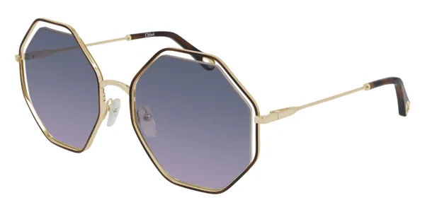 Chloé CH0046S 003 Men's Sunglasses Gold Size 58