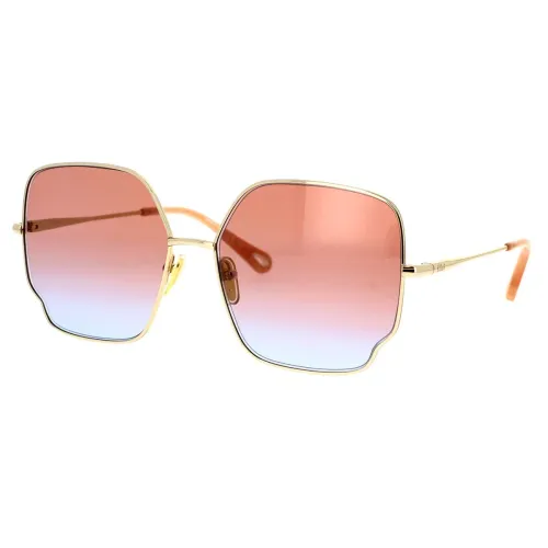 Chloé , Chloé Ch0092S 002 Sunglasses ,Pink female, Sizes: