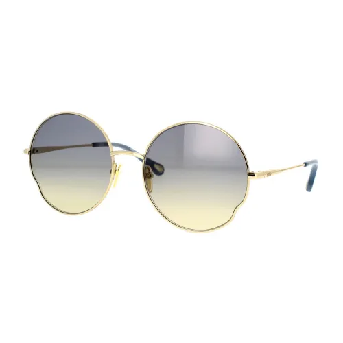 Chloé , Chloé Sunglasses Ch0095S 002 ,Yellow female, Sizes: