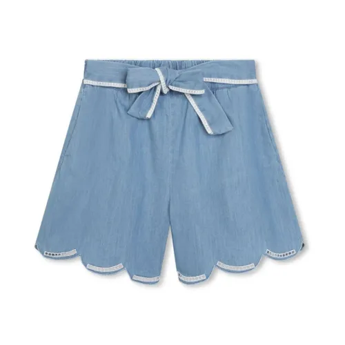 Chloé , Chloè Trousers Blue ,Blue female, Sizes: