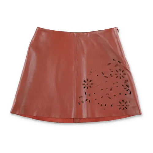 Chloé , Girl`s Clothing Skirts Brown Aw23 ,Brown female, Sizes: