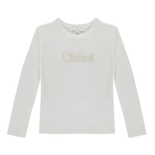 CHLOE Girls Long Sleeve T Shirt - White