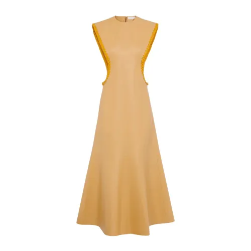 Chloé , Luxury Summer Dress with Open Sides ,Yellow female, Sizes: