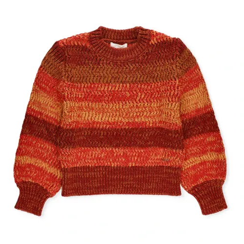 Chloé , Multicolor Junior Sweaters with Bands Pattern ,Multicolor female, Sizes: