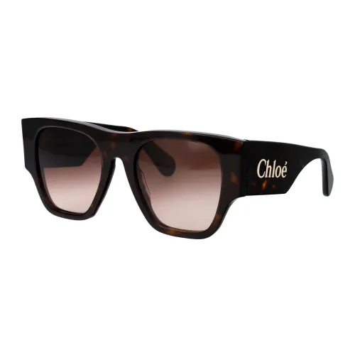 Chloé , Stylish Sunglasses with Model Ch0233S ,Brown female, Sizes: