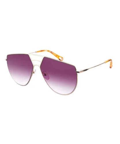 Chloé Womens Metal sunglasses with aviator style shape CE139S women - Purple - One