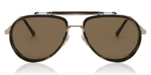 Chopard SCHF24 Polarized 7HLP Men's Sunglasses Brown Size 59