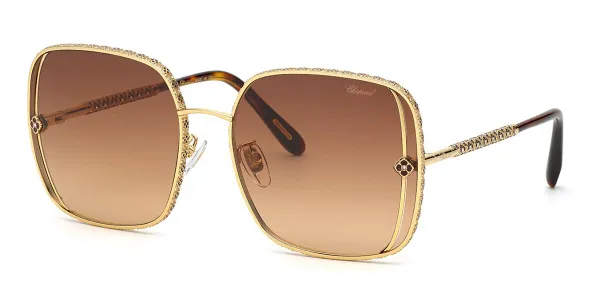 Chopard SCHG33S 0307 Men's Sunglasses Gold Size 61