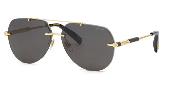 Chopard SCHG37 0300 Men's Sunglasses Gold Size 63