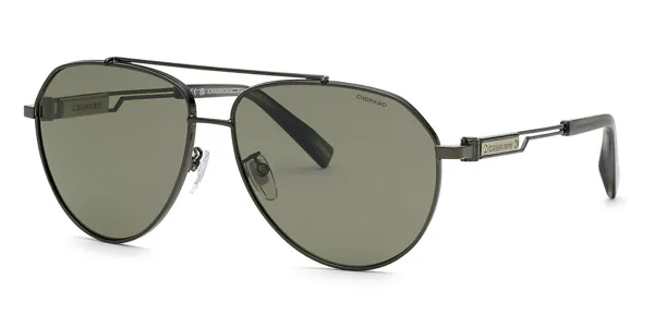 Chopard SCHG63 568P Men's Sunglasses Gunmetal Size 62