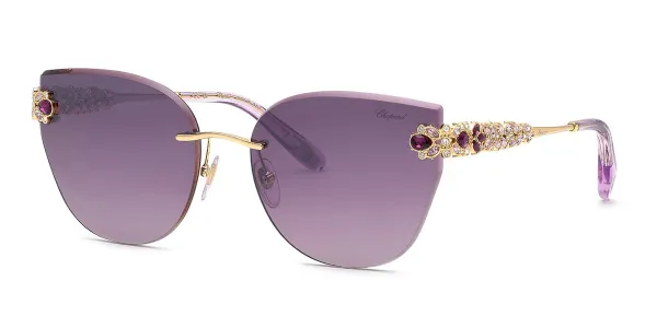 Chopard SCHL05S 300V Women's Sunglasses Gold Size 59
