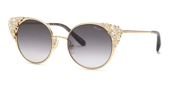 Chopard SCHL06S 0300 Women's Sunglasses Gold Size 53
