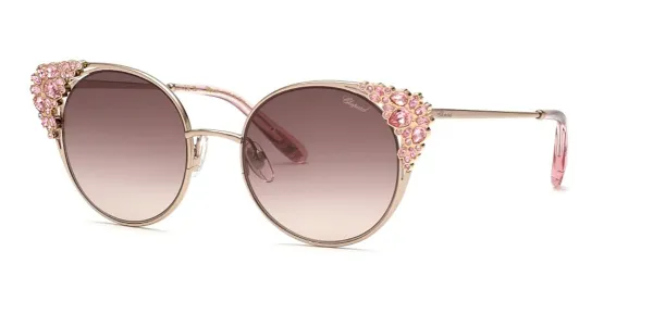 Chopard SCHL06S 0A39 Women's Sunglasses Gold Size 53