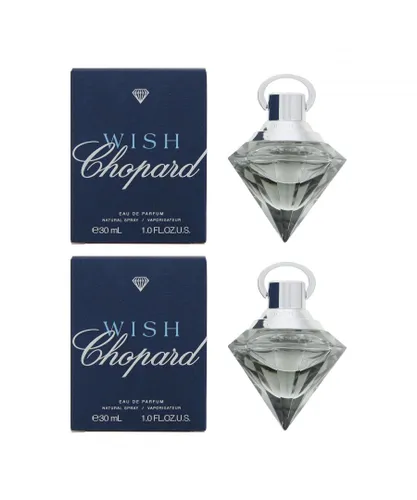 Chopard Womens Wish Eau De Parfum 30ml Spray For Her x 2 - One Size