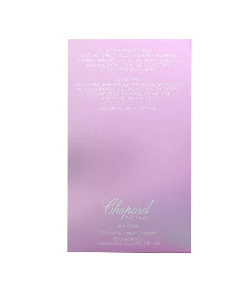Chopard Womens Wish Pink Diamond Eau de Toilette 75ml Spray - Orange - One Size