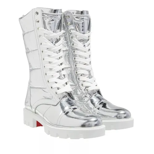 Christian Louboutin Boots & Ankle Boots - Pavleta Flat Boots - silver - Boots & Ankle Boots for ladies