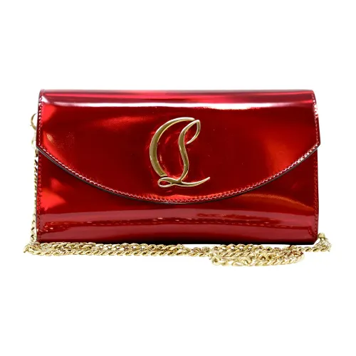 Christian Louboutin , Red Noos Women`s Wallet with Loubi54 Style ,Red female, Sizes: ONE SIZE