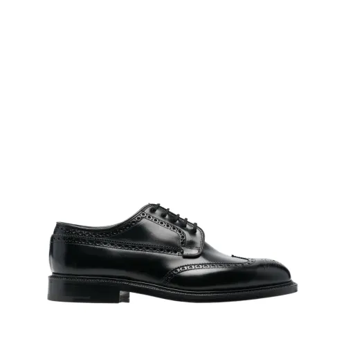 Church's , Black Laced Men`s Business Shoes ,Black male, Sizes: