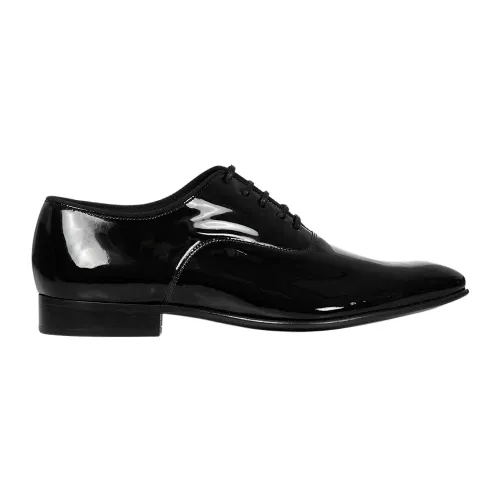Church's , Black Patent Leather Business Shoes ,Black male, Sizes: