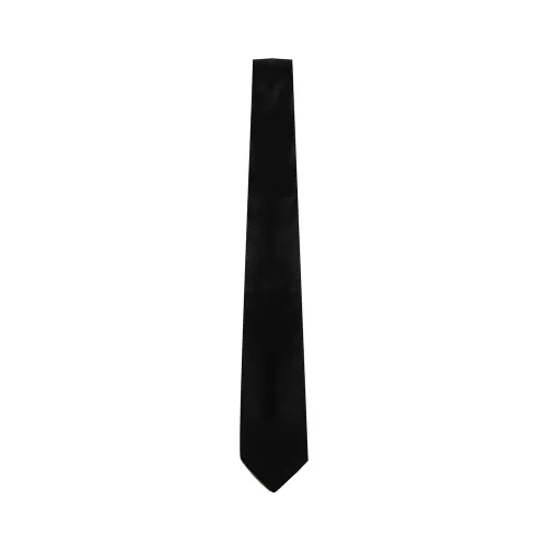 Church's , Black Silk Pointed Tie ,Black male, Sizes: ONE