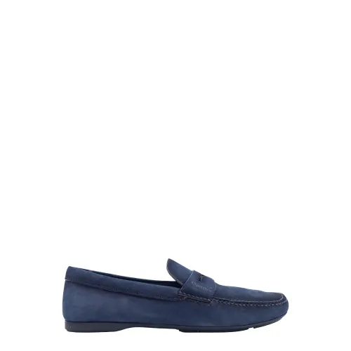Church's , Blue Loafer Shoes with Engraved Logo ,Blue male, Sizes: