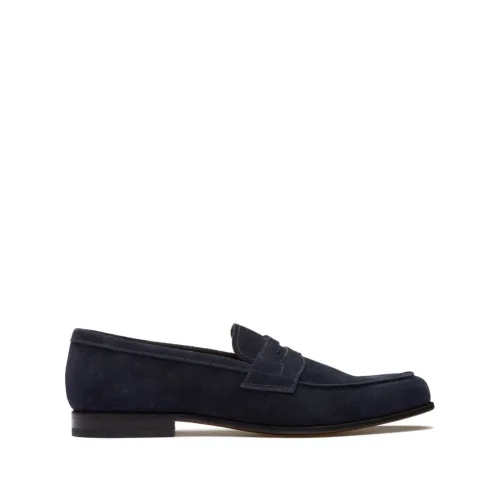Church's , Blue Moccasins for Men ,Blue male, Sizes: