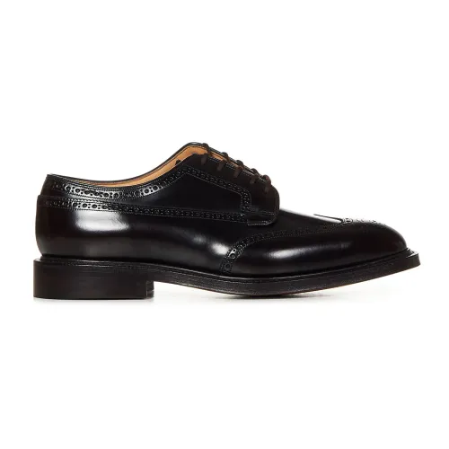 Church's , Brown Flat Shoes with Lace-up Fastening ,Brown male, Sizes: