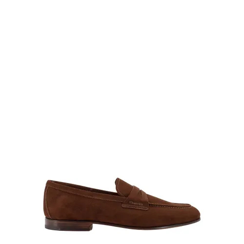 Church's , Brown Suede Loafer Shoes ,Brown male, Sizes: