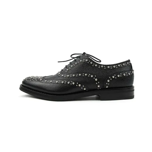 Church's , Burwood 2S Leather Shoes ,Black male, Sizes: