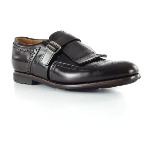 Church's , High-Quality Leather Loafers for Men ,Brown male, Sizes: